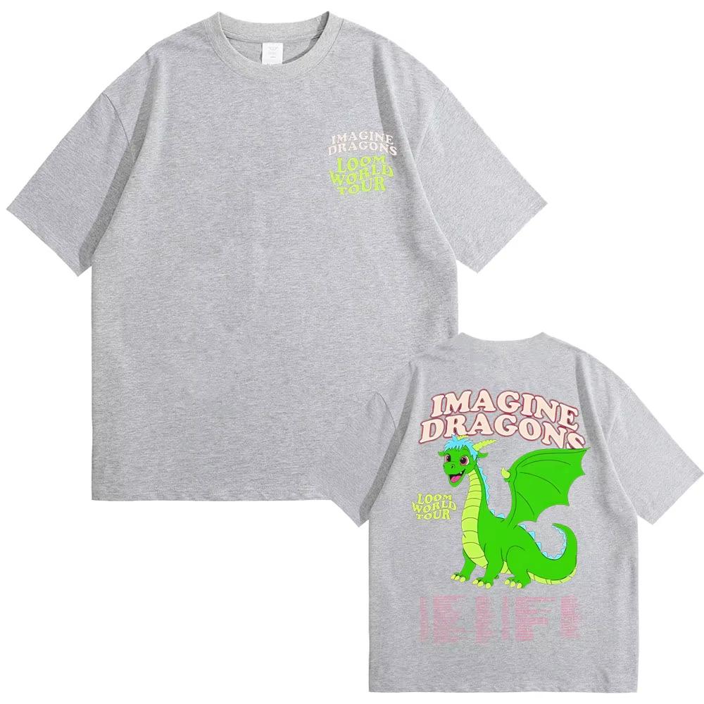 

Rock Band Imagine Dragons Cartoon Graphic T Shirts Loom World Tour 2025 T-shirts Men Women Fashion Oversized Short Sleeve Tshirt 4XL