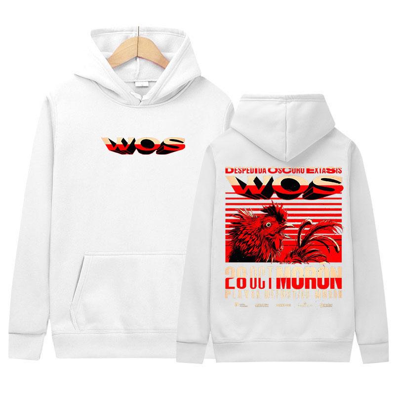 Rapper Wos Ds3 Tour Album 2025 Merch Hoody Mens Hip Hop Pop Music Long Sleeve Sweatshirt Y2K Fashion High Quality Fleece Hoodies
