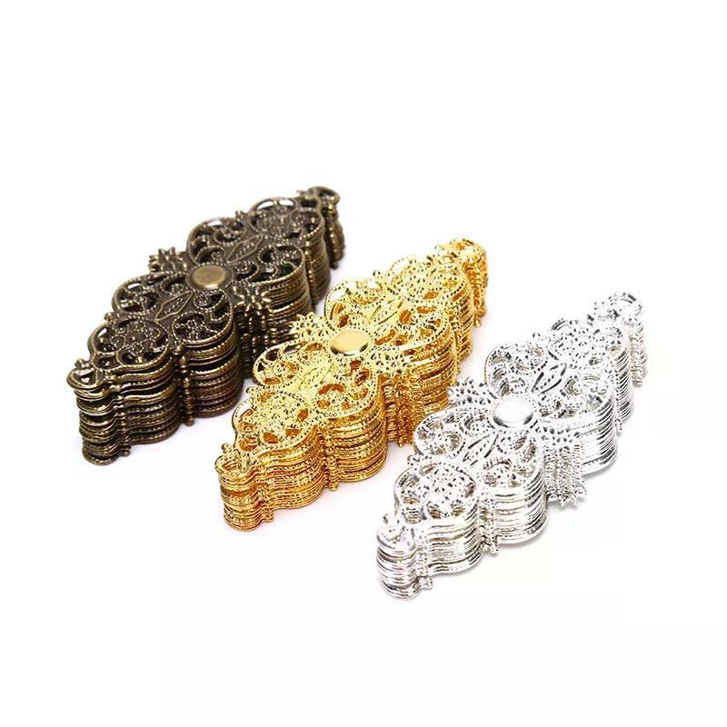 20 Stück filigrane Blumen-Verbinder zum Basteln, Verzierungen, Schmuck