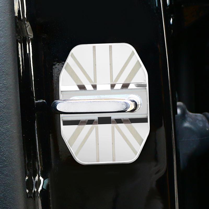 XLJBM1 For BMW Car-Styling Door lock Cover UK national flag Emblem Cover Fit For MINI Cooper S R55 R56 R57 R58 R59 F54 F60 Countryman C