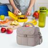 Soft Cooler Insulated Lunch Bag Quilted Puffer Thermal Bag Portable Lunch Storage  Picnic