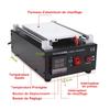 LCD-skjermseparator Reparasjonsmaskin 7 Innebygd vakuumpumpe Mobiltelefon Ulike dekselplater Autooppvarming 550W