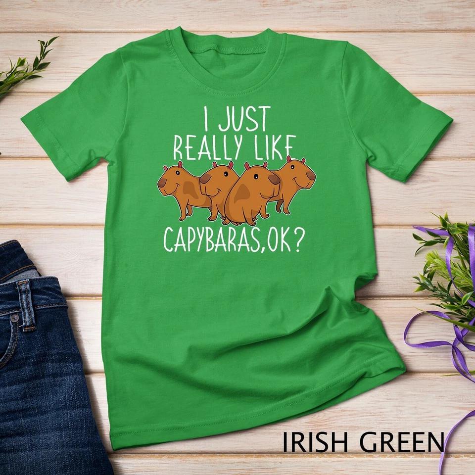 Capybara Lover Funny Kids Women Cute Capybara T-Shirt Unisex T-shirt 5 2XL