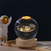 Astronomy-inspired LED Ball Night Light For Romantic Night Base Lamp Wood Night Lights Warm
