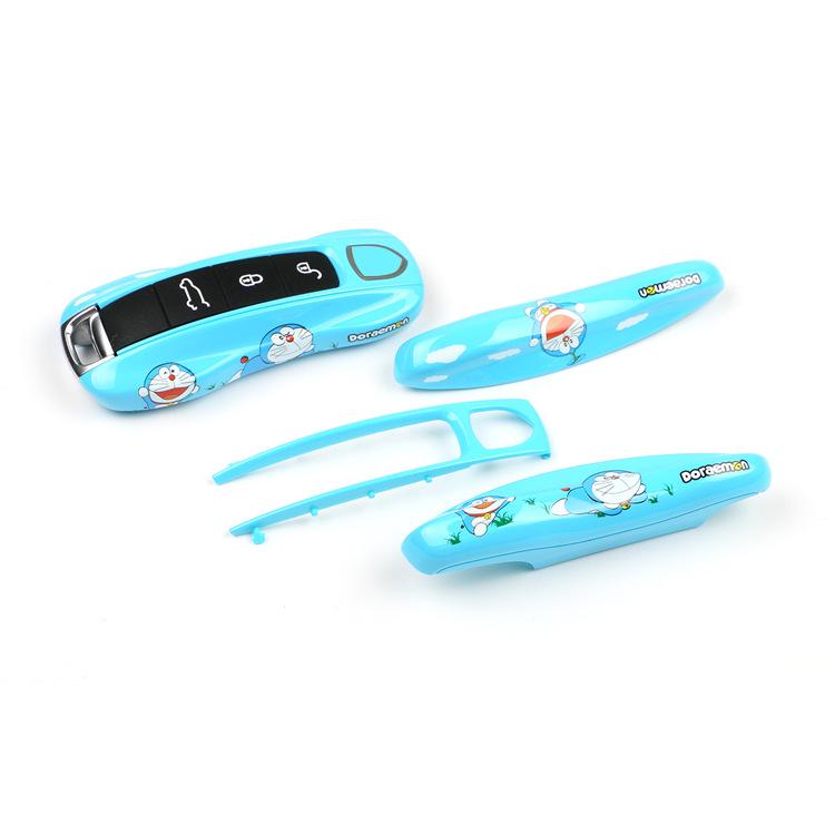 Suitable for Porsche Pink Pig Key Shell New Cayenne, Panamera, MACAN, 718 Car Key Shell & Pendant