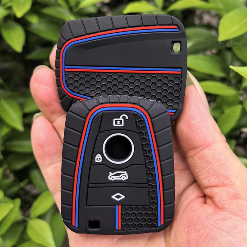 High Quality 4 Buttons Silicone Remote Control Car Key Protective Case Cover For - Bmw I3 I8 Series Car Accessories