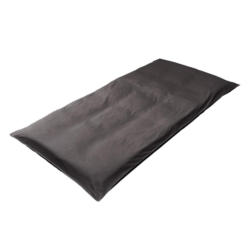 Nishikawa Single Futon Double PI03551022 [Nishikawa] Cover, Washable, Skin-Friendly 100% Cotton, Broadcloth, Zipper, Plain, Beaute, BE3601, Gray,
