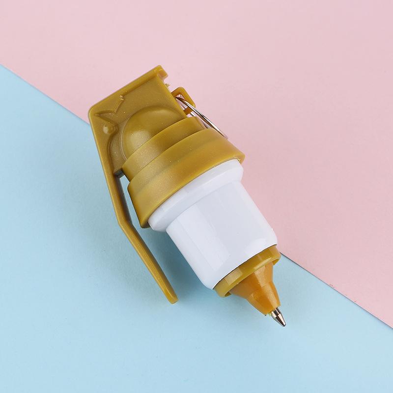 Back To School Season 10pcs Creative Stationery Cute Grenade Shape Ballpoint Pen Mini Telescopic Ballpoint Pen Grenade Shape Pen