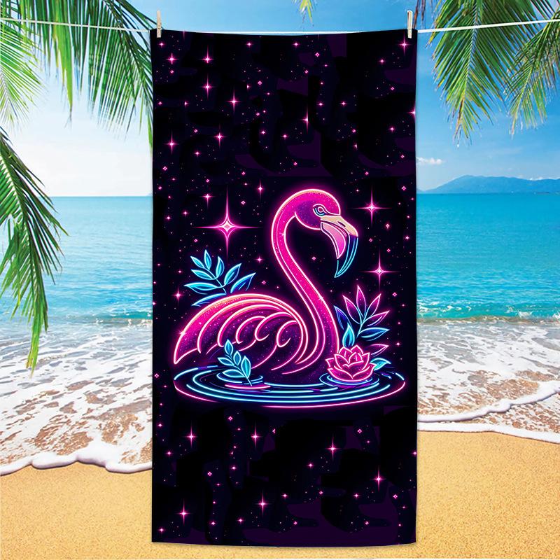 New Popular Marine Life Beach Towel Self-Delivery Warehouse Microfiber Quick-Drying Towel