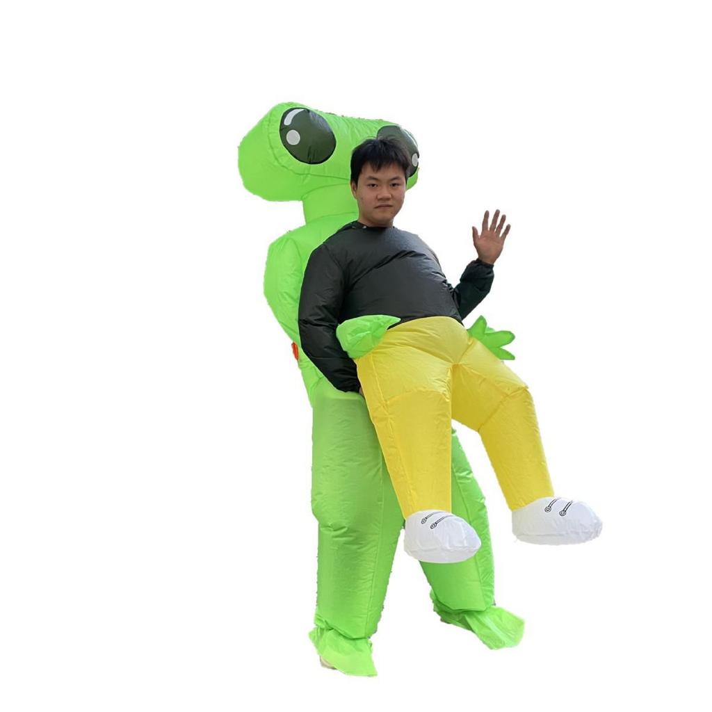 Aufblasbares Alien Kostüm Umhang für Weihnachts-Bühnenauftritte & Partys