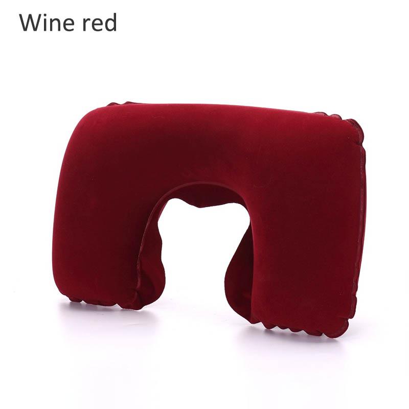U Shaped Outdoor Accessories Inflatable Comfortable Inflatable Pillow Folding Neck Travel Pillows CDN