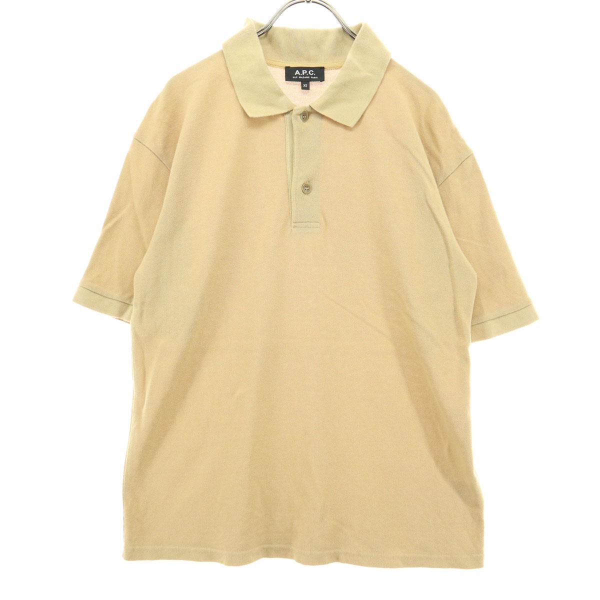

A.P.C. made in Japan Short sleeve Polo shirt XS beige Men s Used