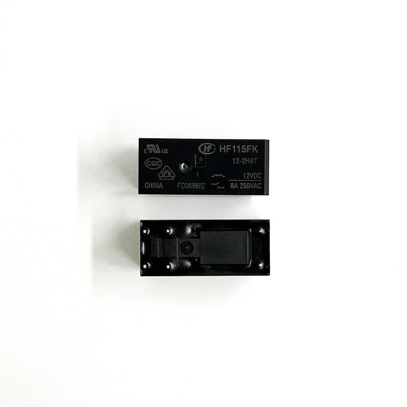 HF115FK-12-2H4T 6-Pin 8A Relay, Dual Normally Open Contacts
