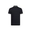 Emporio Armani Blended Short Sleeve Polo Shirt Men Tops Navy-Blue 3G1FL0-1JBQZ-0920