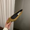 2024 Fashion Breathable Satin Flat Shoes Women's Mesh Casual Shoes Soft Rubber Sole Pointed Toe Slip-On Loafers