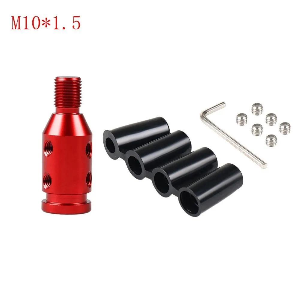 

Универсальный адаптер для ручки ручного переключения передач из алюминиевого сплава, черный, для безрезьбовых переключателей M12x1,25 M10x1,5 SK-1054-BK