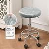 Washable Round Stool Covers with Elastic Bands Chair Cover Chair Seat Cover  for Bar Swivel Chair