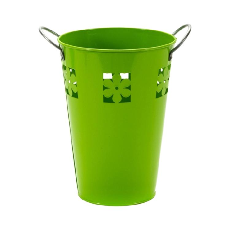 Iron Bucket Flower Pots Vintage Flower Container Metal Vase Bucket for Plant