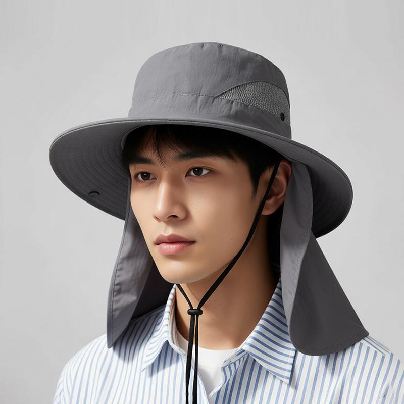 Outdoor Shawl Breathable Fisherman Hat Travel Camping Fishing Sun Hat