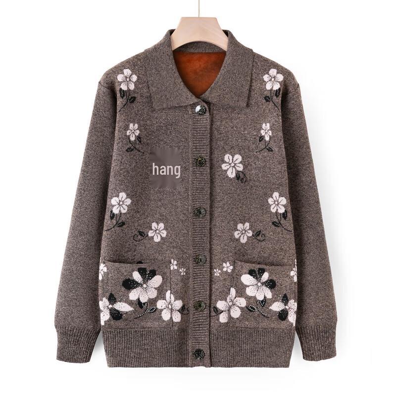 Hodo Women's Fleece-Lined Knit Cardigan Sweater