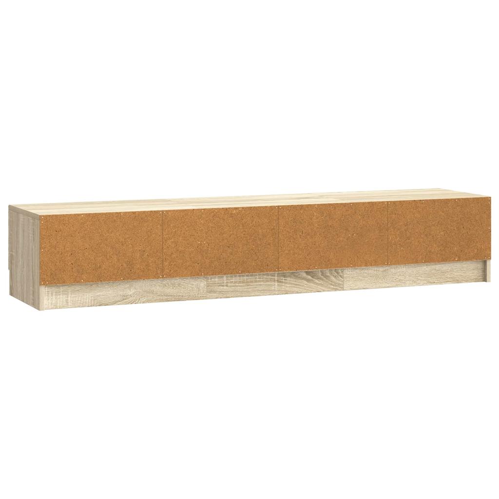 TV Cabinet in Sonoma Oak 147 x 34.5 x 27 cm Particleboard