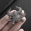 Retro Celtic Warship Brooch Men's Punk Trend Amulet Jewelry Motorcycle Riding Lapel Pin Accessories