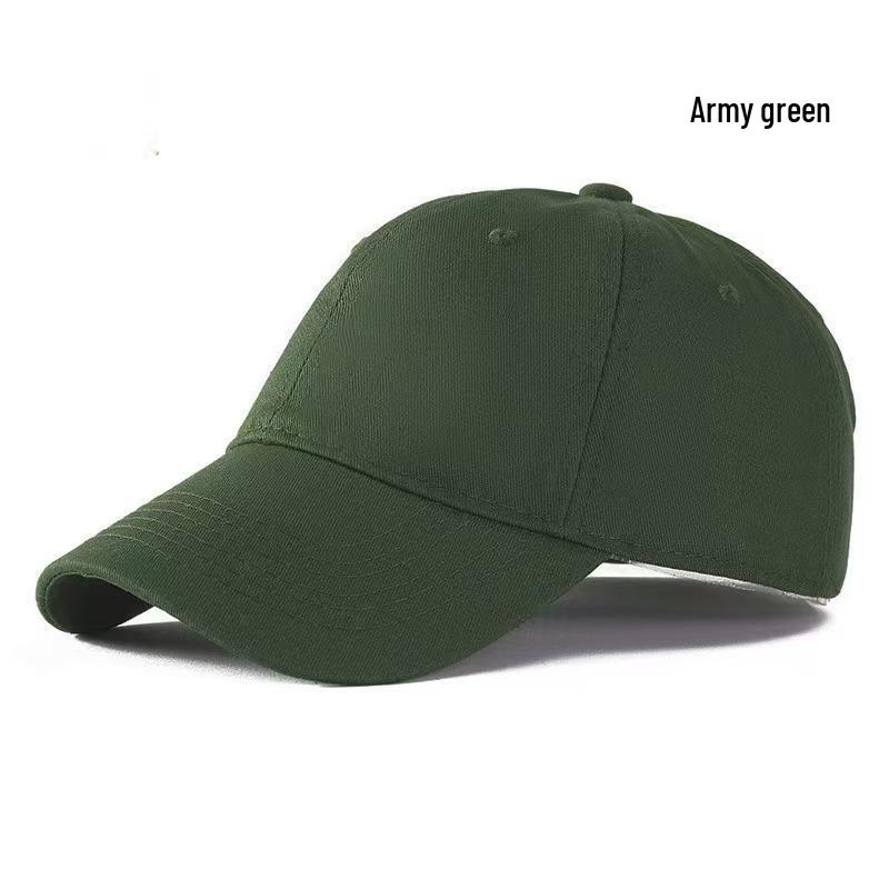 Unisex Pure Cotton Soft Top Baseball Cap - Customizable Team Duckbill Sun Hat