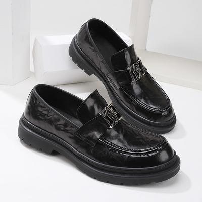 22 Herrskor Däck Nappa Loafers Enpedals Latskor Brittiska Affärsläder Skor Herrskor Casual Läderskor