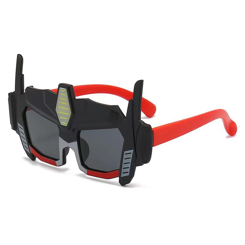 Transformers Boys Polarized Fashion Sunglasses for Kids Ages 2-10, Silicone