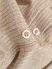 Temperament Pure Desire Spliced Faux Two-Piece Turtleneck Tie Imitation Cashmere Long Sleeve Tee with Flowing Ribbon Scarf for Women