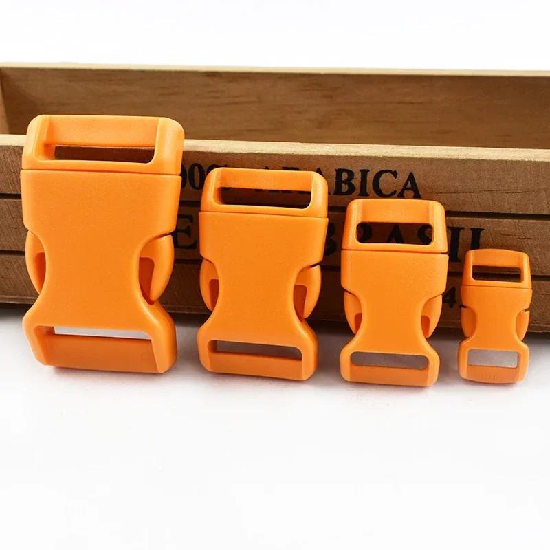 Meetee 10/20Pcs 10-25mm Plastic Side Release Buckle Bracelet Buckles Bag Strap Adjustable Dog Collar Clasp Leather Accessories