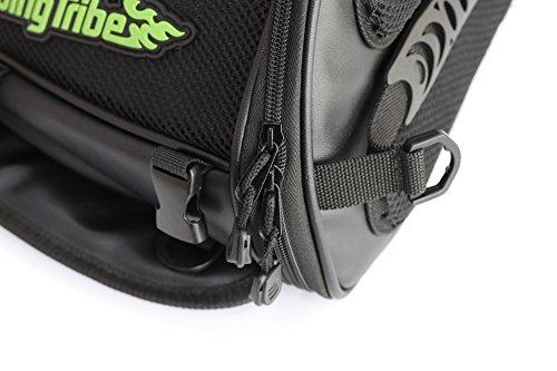 Sutekus Motorcycle Seat Cowl-Shaped Pouch Seat Bag (Black)