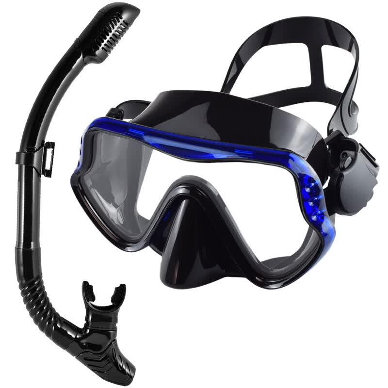 OLOEY Unisex Large Frame Silicone Swimming Snorkeling Mask
