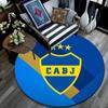 Club Atletico Boca Juniors3 Round Area Rug,Carpet Rug for Living Room Bedroom Sofa Playroom Decor,Non-slip Floor Mat