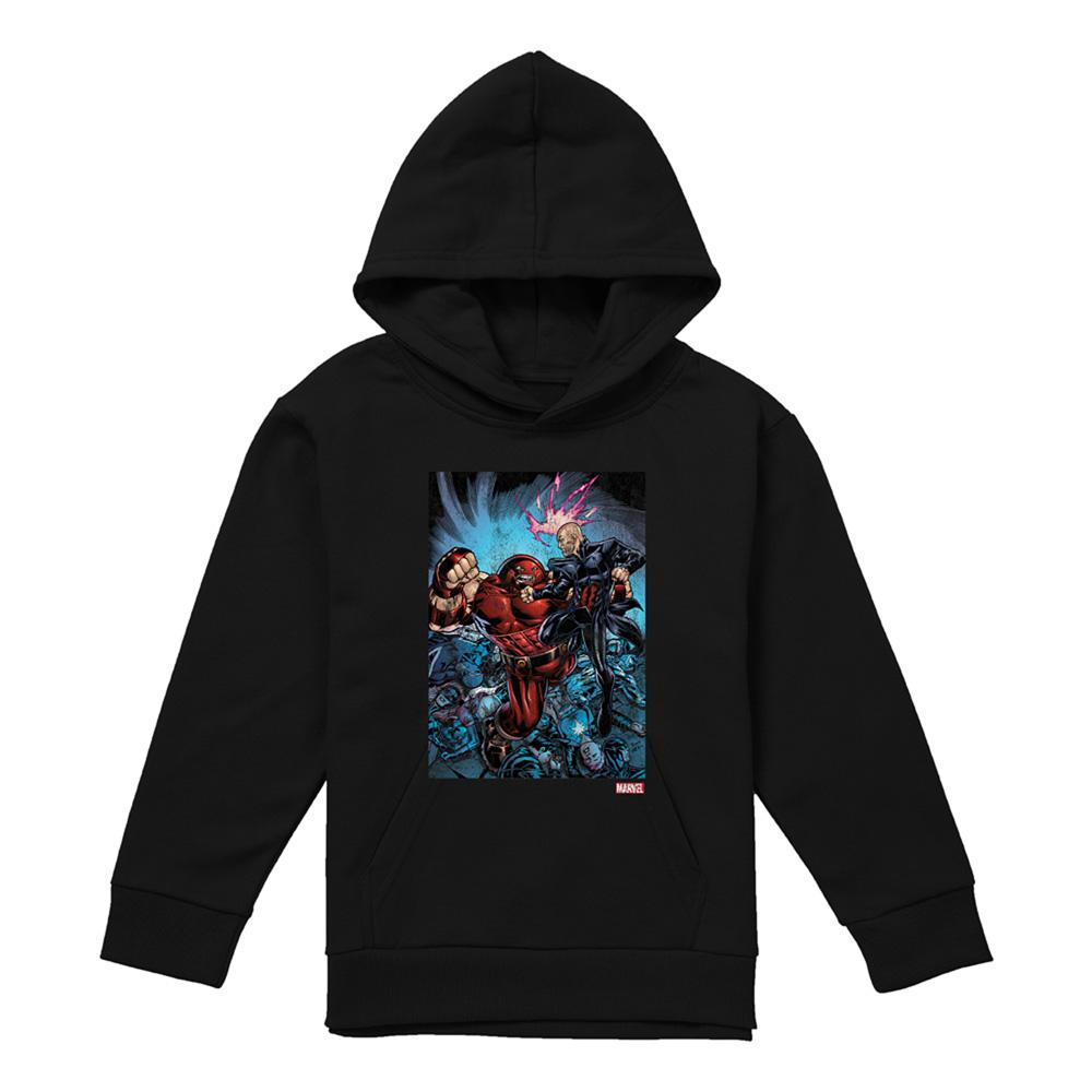 X-Men Childrens/Kids Destroy Juggernaught Heather Hoodie