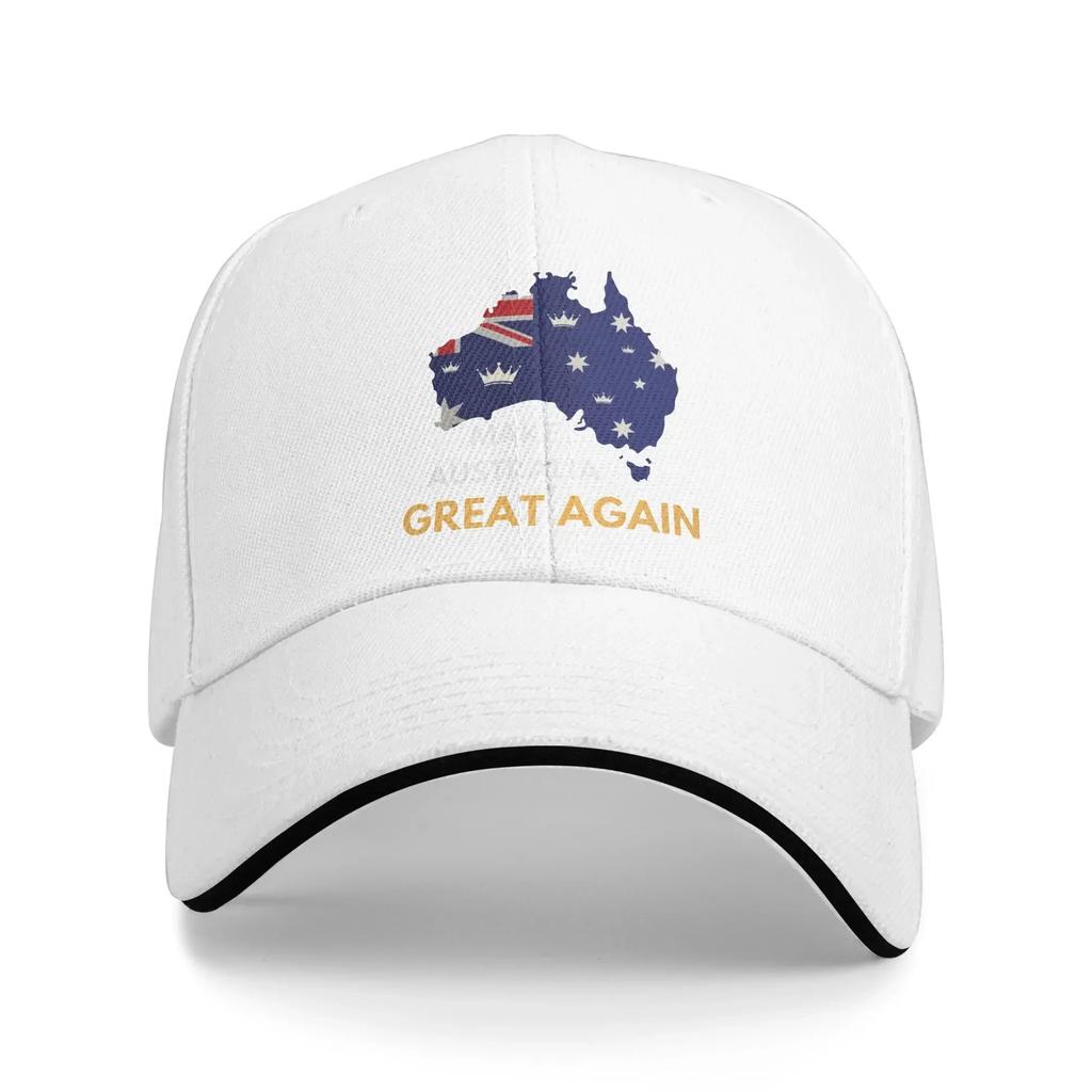 Make Australia Great Again MAGA Cap For Unisex Women Trendy Baseball Cap Kangaroo Sun Hat Golf Headewear Gift