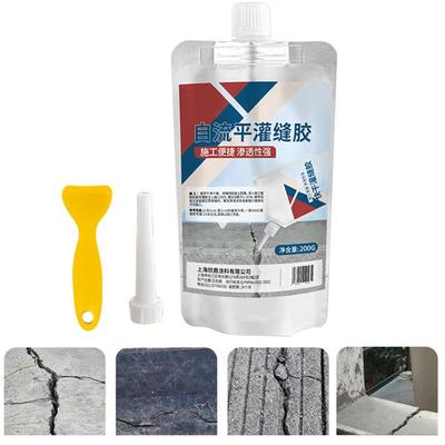 Rissfüller für Beton 200g Betonkleber Hochbelastbar Wasserdicht Dichtklebstoff für Hofeinfahrt Renovierung Terrasse Hausreparatur