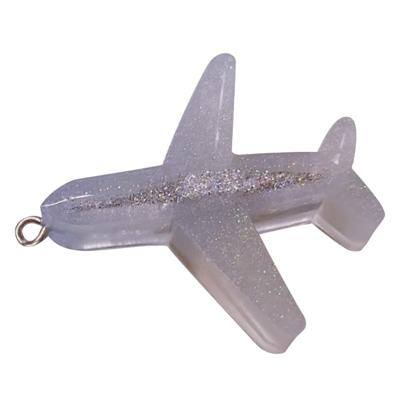 Geometry Airplanes Ornament Resin Casting Silicone Mold Woman Keychain Decor Pendant Quicksand Mold for  Crafts