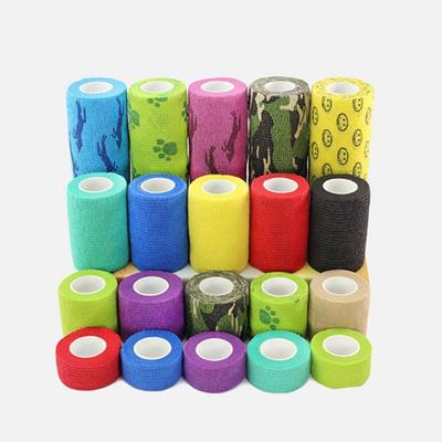 4.6M Sport Tape Waterproof Self Adhesive Elastic Bandage Muscle Tape Finger Joints Wrap Bandage Nonwoven Cohesive Bandage