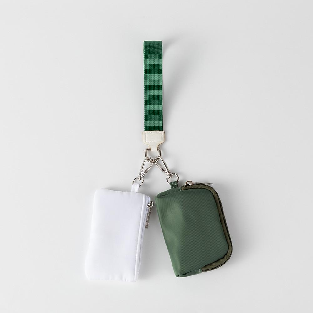 Minimalist Nylon Card Wallet With Key Holder For Daily Use