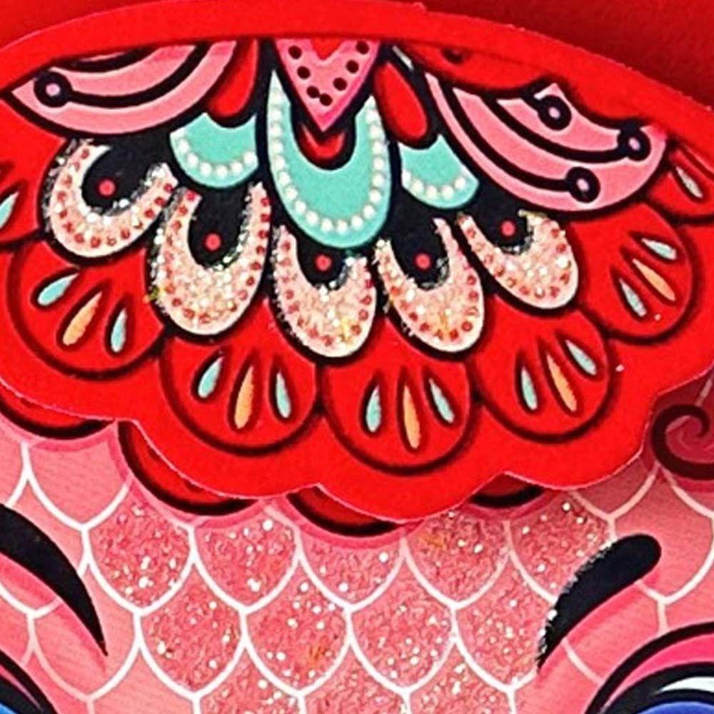 1 para naklejek na drzwi w chińskim stylu na Nowy Rok 2025, flokowane naklejki ze znakiem szczęścia, impreza okolicznościowa