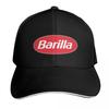 Klassische Barilla Retro Baseballkappe Individuelle Kappe Golfkappe Militärisch Unisex Luxuskappen Damen Hüte Unisexs