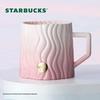 Starbucks Pink Stripe geprägte Tasse