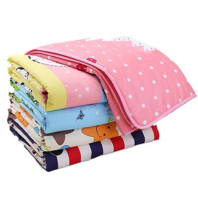 Reusable Cloth Diaper Baby Changing Pad Newborn Cotton Waterproof Washable Changing Pats Floor Play Mat Mattress Cover Sheet