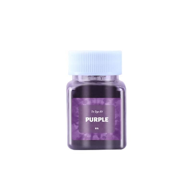 

50 мл порошковый краситель для тканей, красители для текстильной крашения, крашения галстуков, хлопка, нейлона, многофункциональный пигмент для ремонта старой одежды фиолетовый