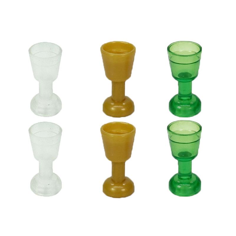 MOC City Building Blocks Character Scene Creative Accessories Mini Brick Color Wine Bottle Reagent Bottle Set Box Toy Gift X007