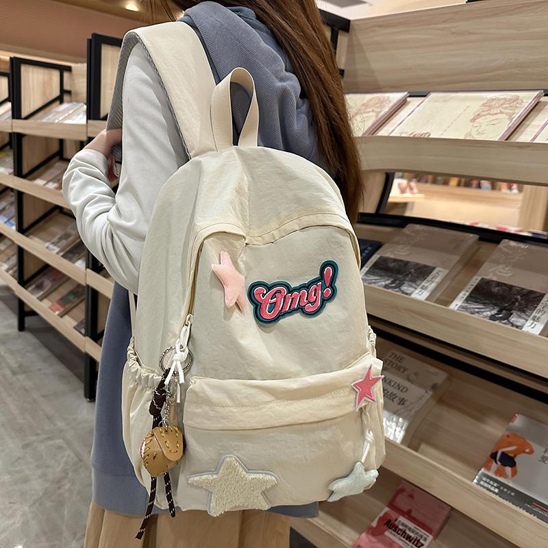 Women's Backpack Cartoon Star Backpack Student Schoolbag