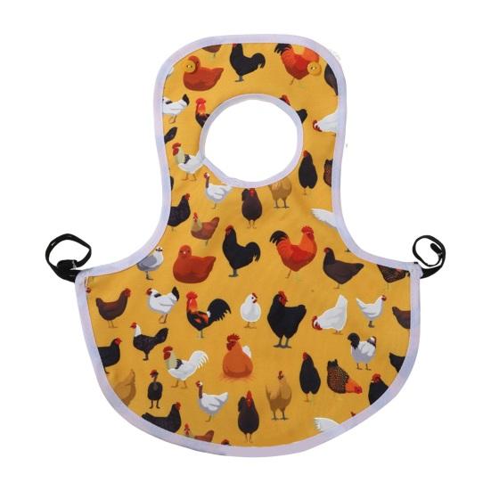 Hühnersattel, Outdoor-Hühnerschürze, Hühnerschutzweste, Jacke, Geflügelflügel-Rückenschutz für Federwachstum