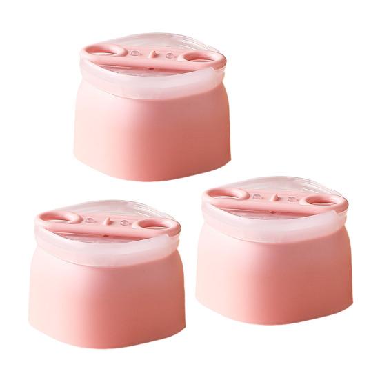 

3 шт. Форма для кубиков льда, пищевая, без бисфенола А, устойчивая к жаре и холоду розовый