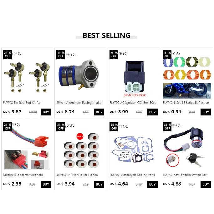 FLYPIG Carburetor Carb + Air Filter Box Kit for Yamaha Y ZINGER PW 50 PW50 QT50 YT60 3 Wheeler YF60 ATV